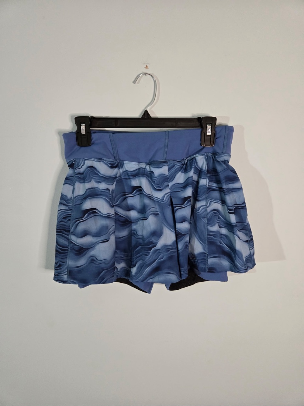 SkirtSports Blue Marble Print Athletic Skort